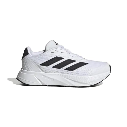 adidas Duramo SL Sneaker, White/Core Black/Grey, 11.5 US Unisex Little Kid