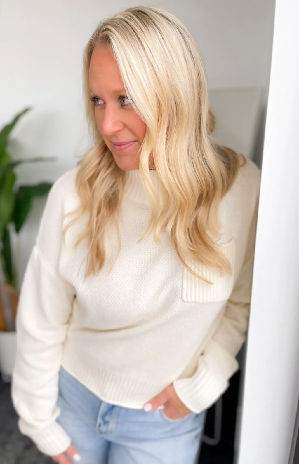 Ashley Turtleneck Textured Sweater