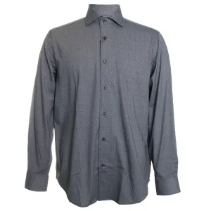 Devon Black Geometric Oooh Cotton Shirt