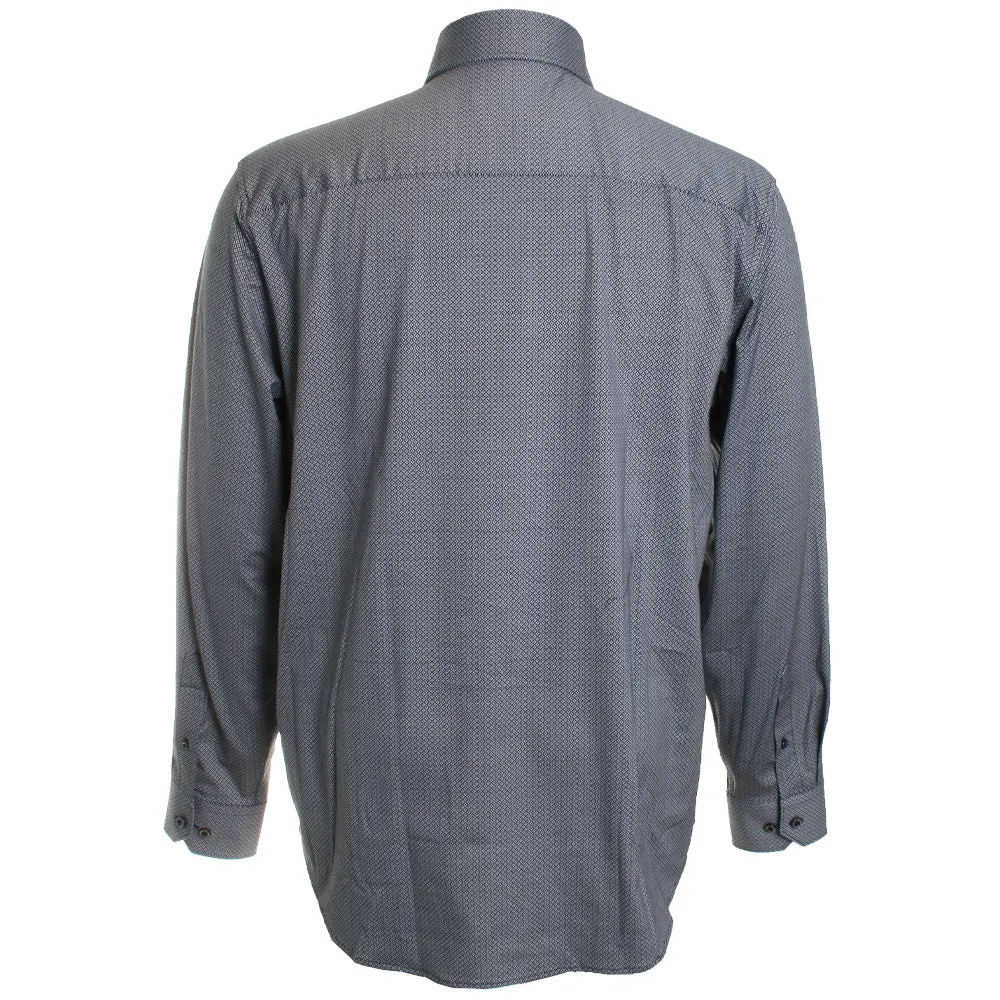 Devon Black Geometric Oooh Cotton Shirt
