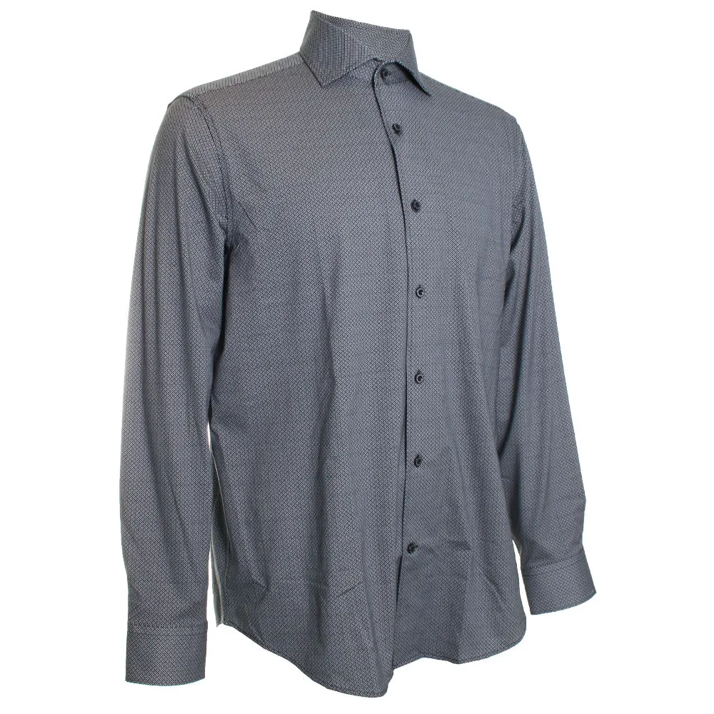 Devon Black Geometric Oooh Cotton Shirt