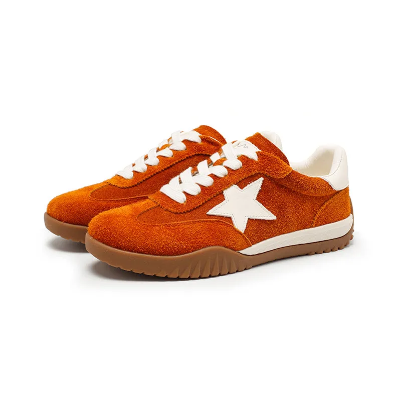 Dwarves Super Star Low-Top Sneakers Suede Leather Lace-Up Casual Shoes in 7 Colors