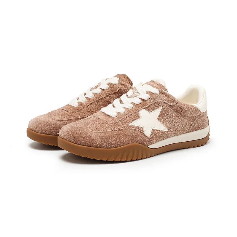 Dwarves Super Star Low-Top Sneakers Suede Leather Lace-Up Casual Shoes in 7 Colors