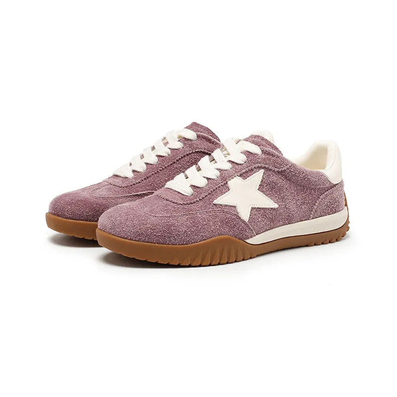 Dwarves Super Star Low-Top Sneakers Suede Leather Lace-Up Casual Shoes in 7 Colors