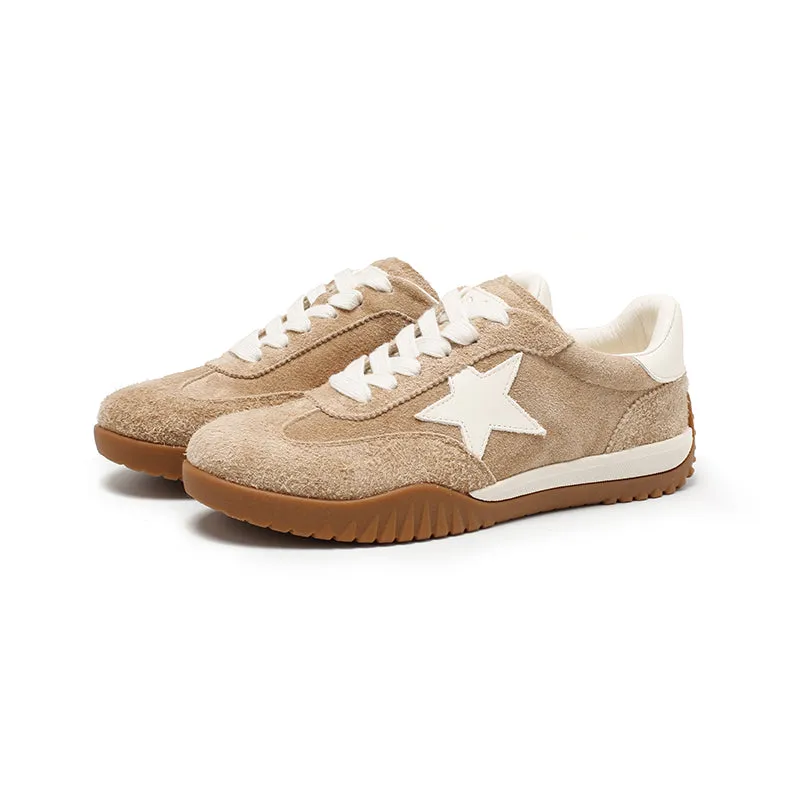 Dwarves Super Star Low-Top Sneakers Suede Leather Lace-Up Casual Shoes in 7 Colors