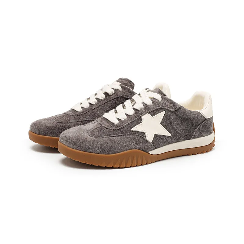 Dwarves Super Star Low-Top Sneakers Suede Leather Lace-Up Casual Shoes in 7 Colors