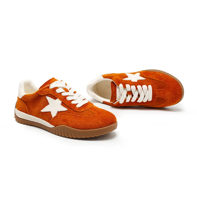Dwarves Super Star Low-Top Sneakers Suede Leather Lace-Up Casual Shoes in 7 Colors
