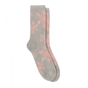 Gilligan & O'Malley Women's Snowflake Cozy Crew Socks