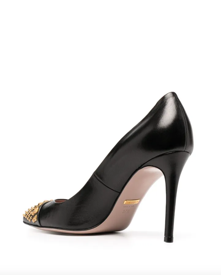 Gucci studded high-heel pumps