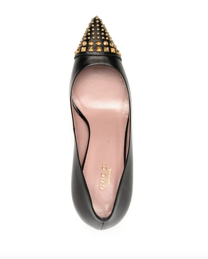 Gucci studded high-heel pumps