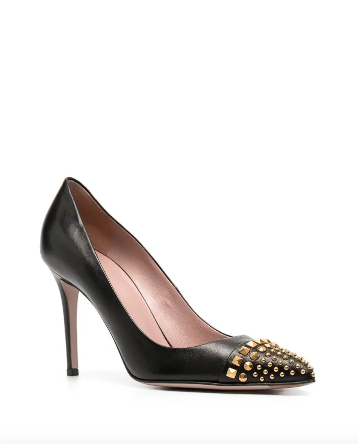 Gucci studded high-heel pumps