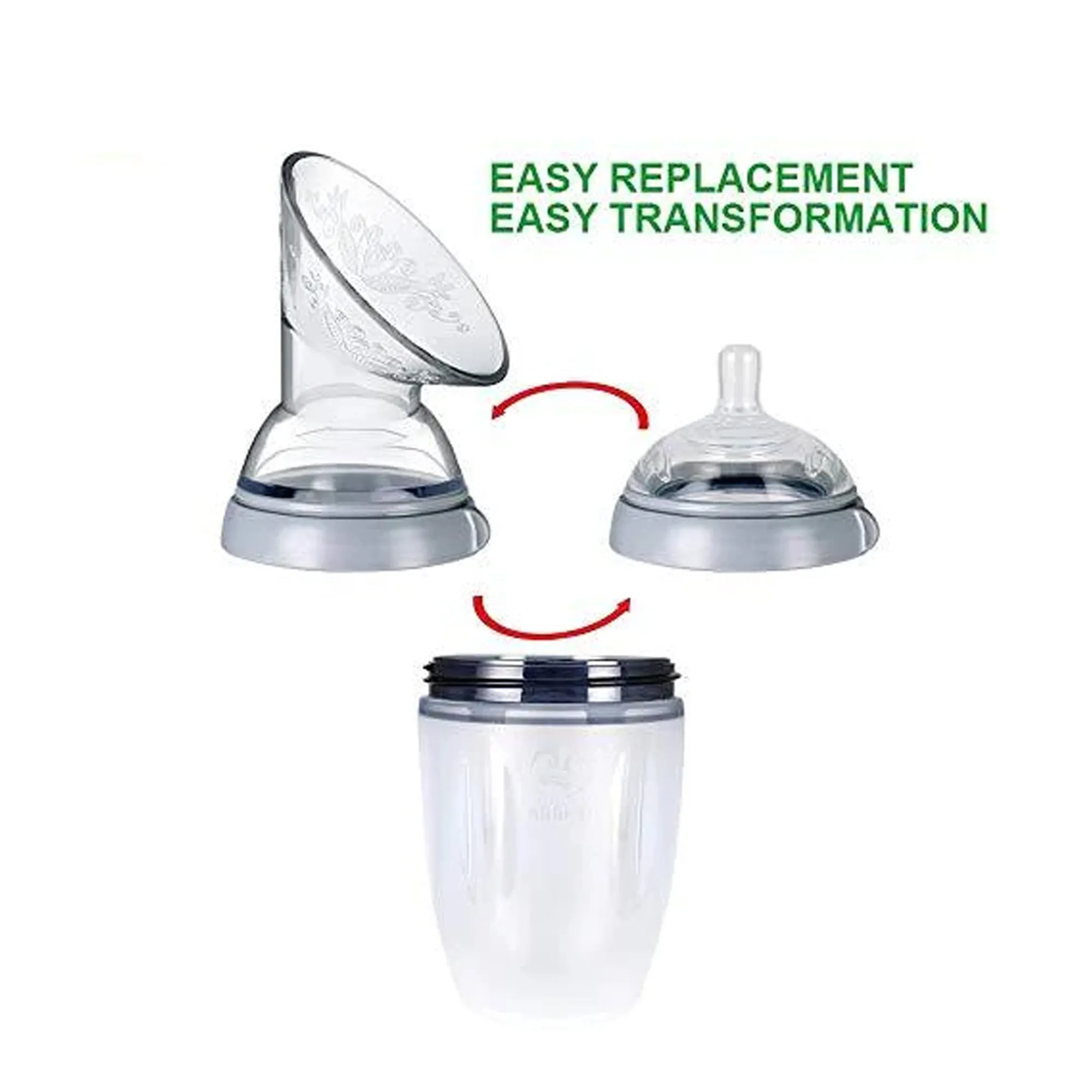 HAAKAA Generation 3 Silicone Pump and Bottle Pack