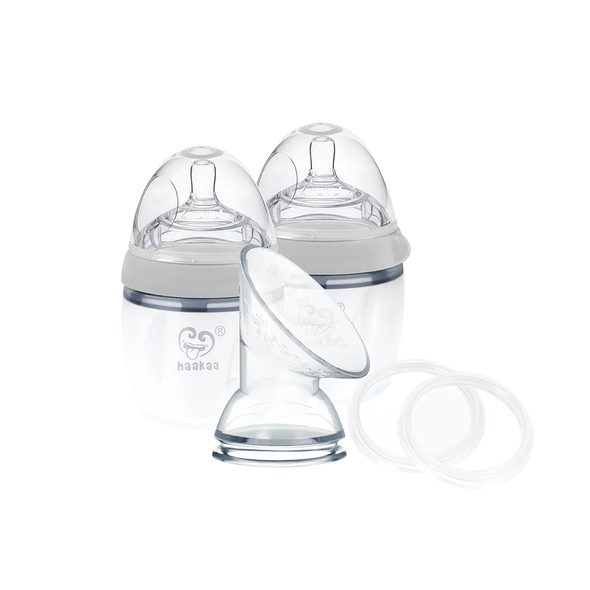 HAAKAA Generation 3 Silicone Pump and Bottle Pack