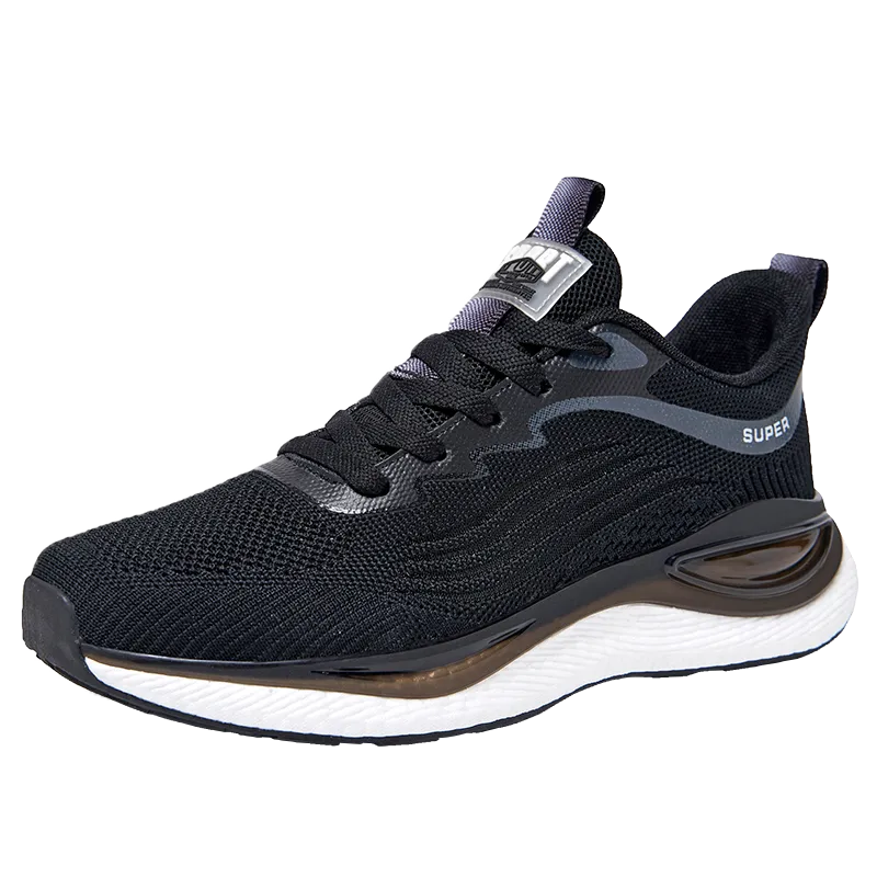 High-quality real popped popcorn sports casual shoes men's shoes mesh upper shoes running shoes