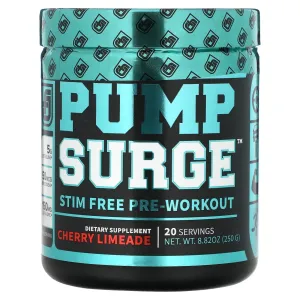 Jacked Factory, Pump Surge, Stim Free Pre-Workout, Cherry Limeade, 8.82 oz (250 g)