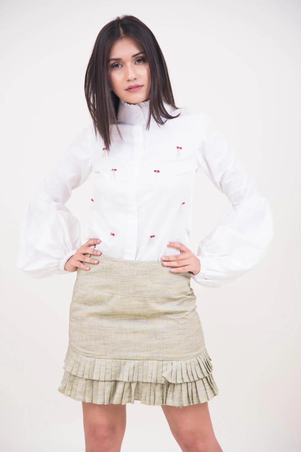 LOVE IS THE GROOVE PUFF SHIRT