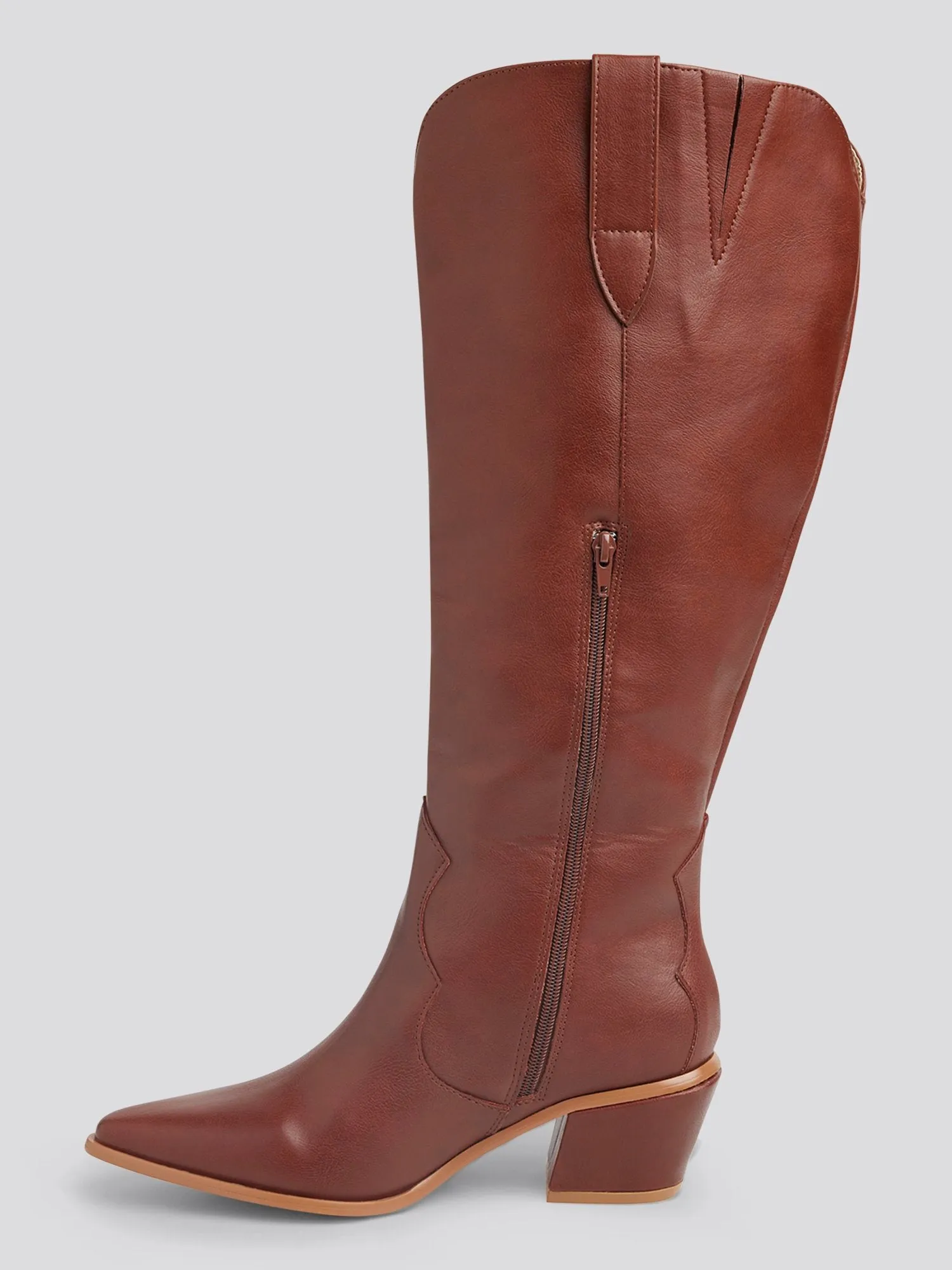 Mariana Wide Calf Western Boots