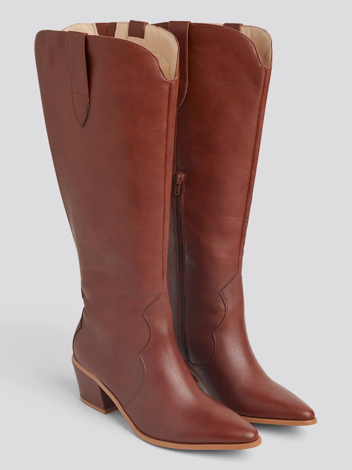 Mariana Wide Calf Western Boots