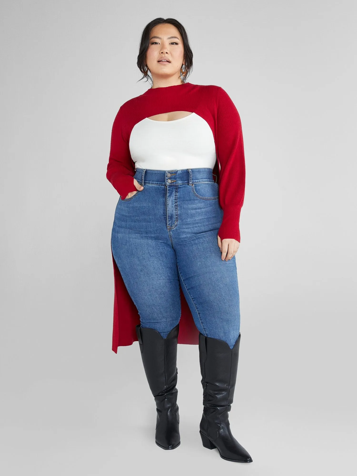 Mariana Wide Calf Western Boots