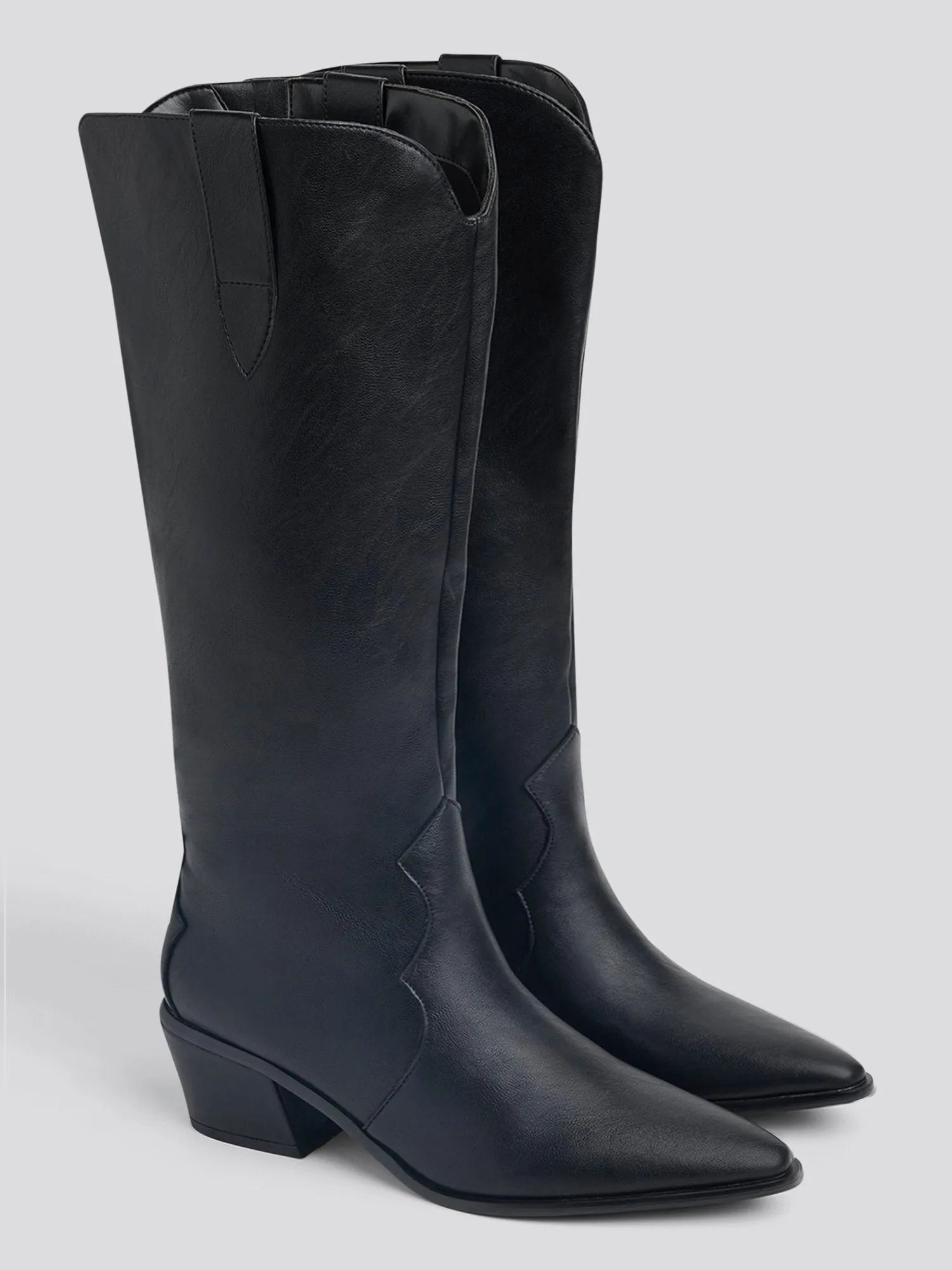 Mariana Wide Calf Western Boots
