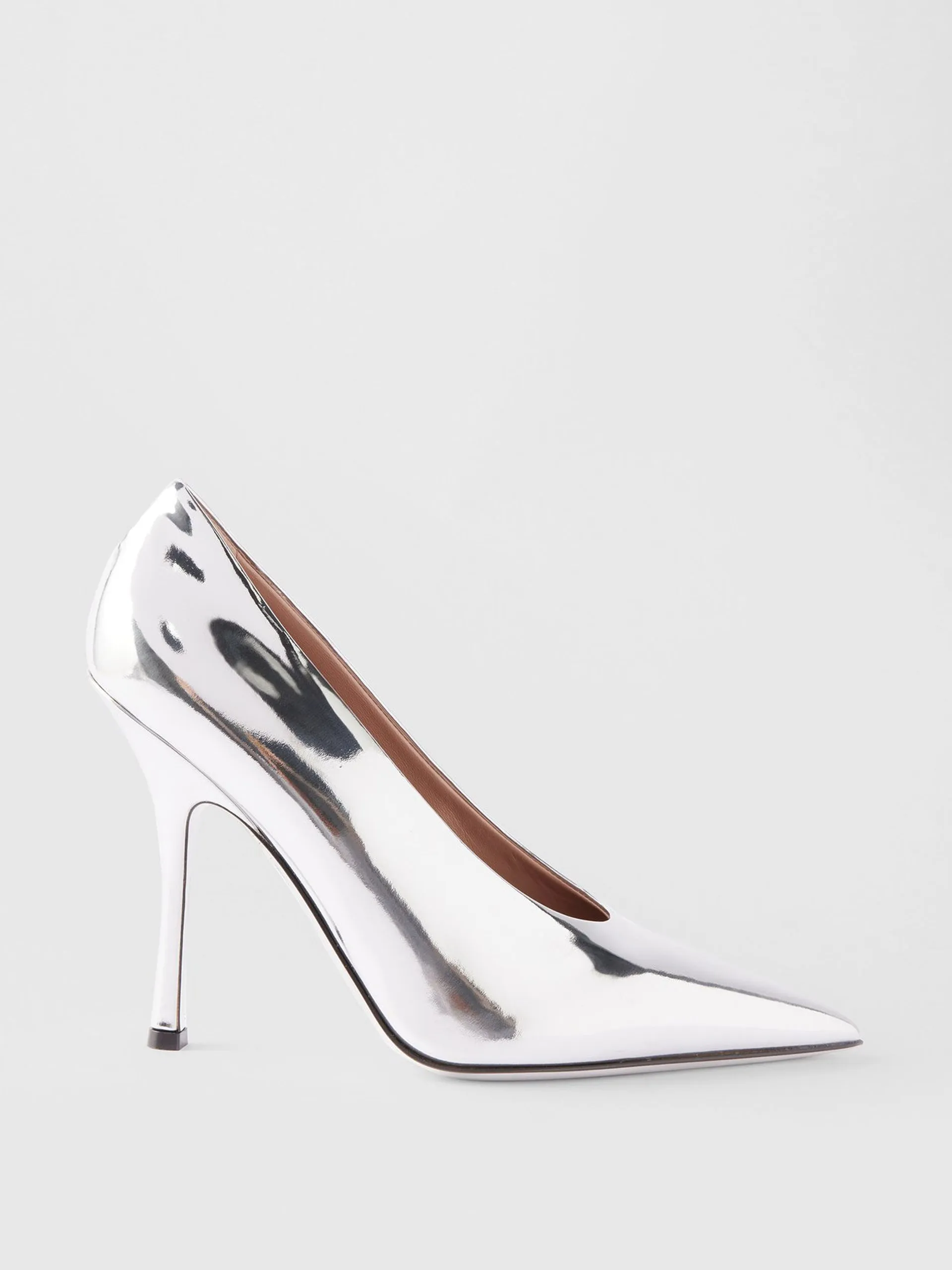 Mirrored leather Nite Out 110 pumps
