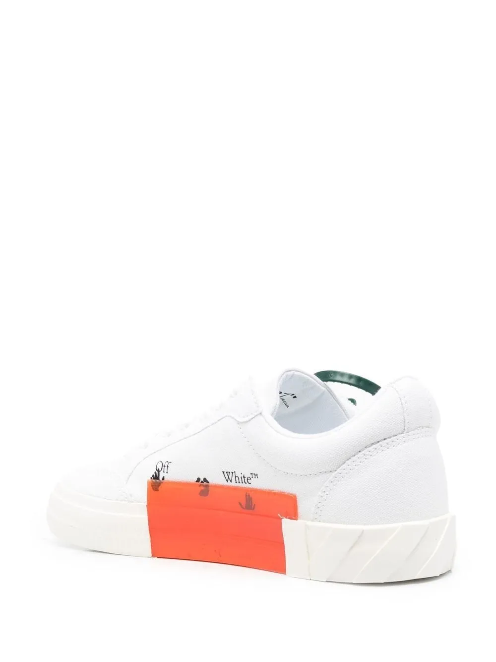 OFF-WHITE WOMEN Vulcanized Low-top Sneakers White/Black