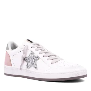 Paz Silver Sparkle Goose Sneakers