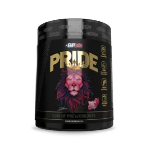 Pride by EHPlabs Pre-Workout Supplement - Energy Booster, Sharp Focus, Epic Pumps & Faster Recovery - 40 Servings (Raspberry Twizzle fo Shizzle)