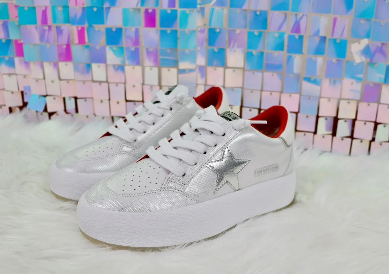 Ream 10 Vintage Havana Sneaker in Red/Silver/White