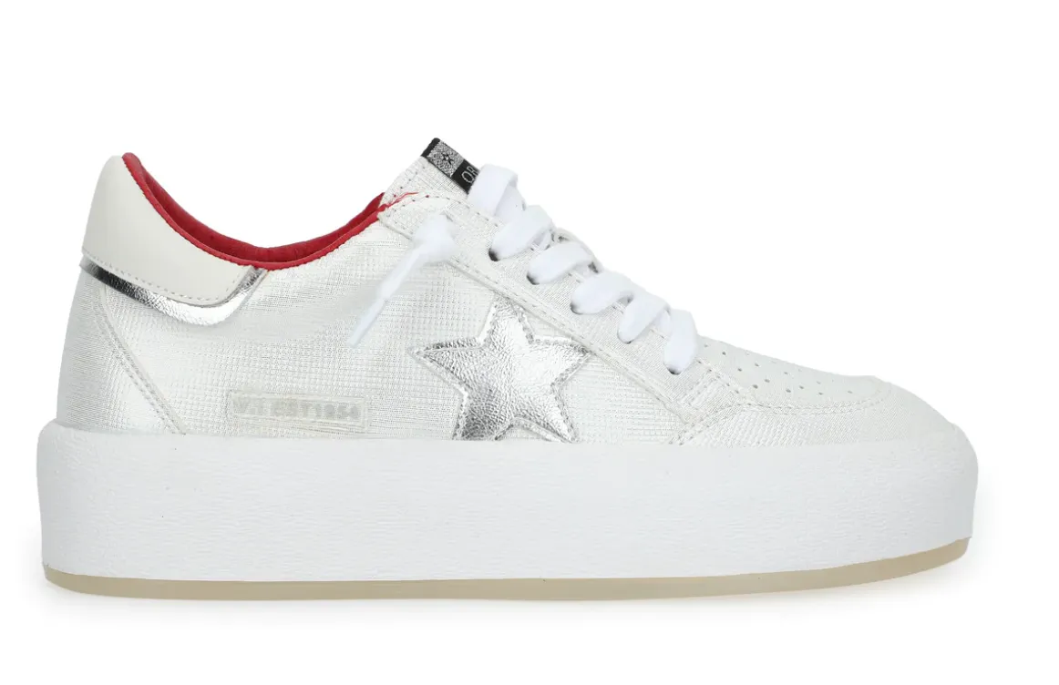 Ream 10 Vintage Havana Sneaker in Red/Silver/White