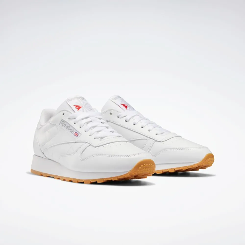 Reebok Footwear  Unisex' Classic Leather Reebok Classics Ftw Men White M