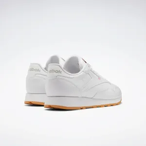 Reebok Footwear  Unisex' Classic Leather Reebok Classics Ftw Men White M