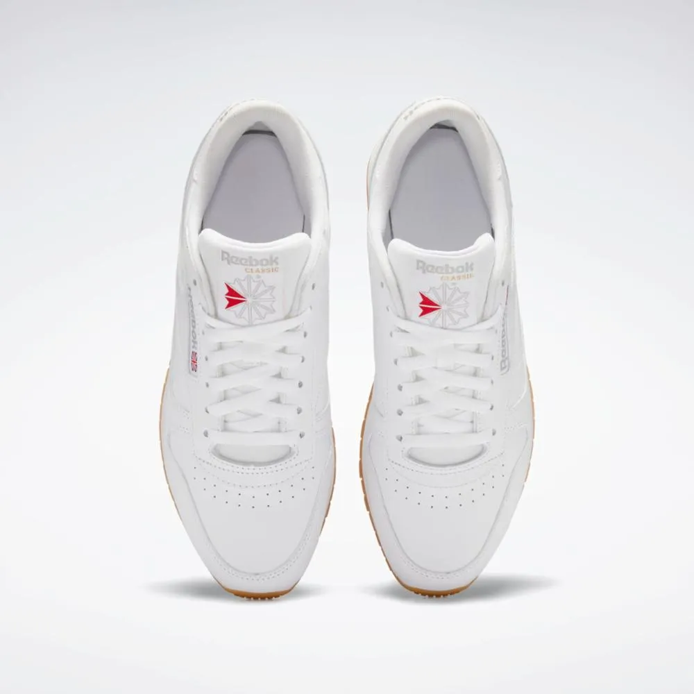 Reebok Footwear  Unisex' Classic Leather Reebok Classics Ftw Men White M