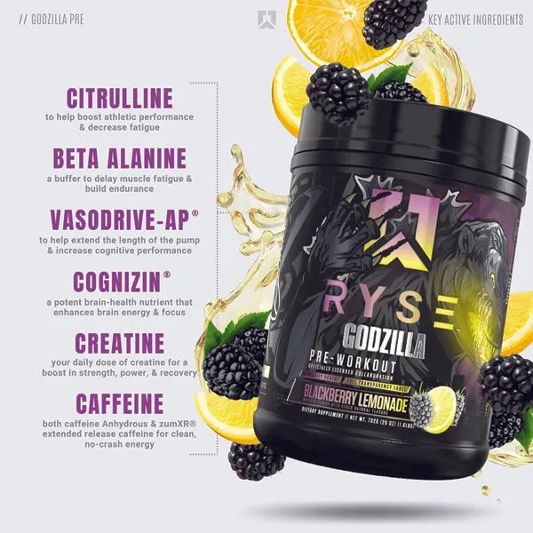 Ryse Godzilla Pre-Workout 20/40 Servings