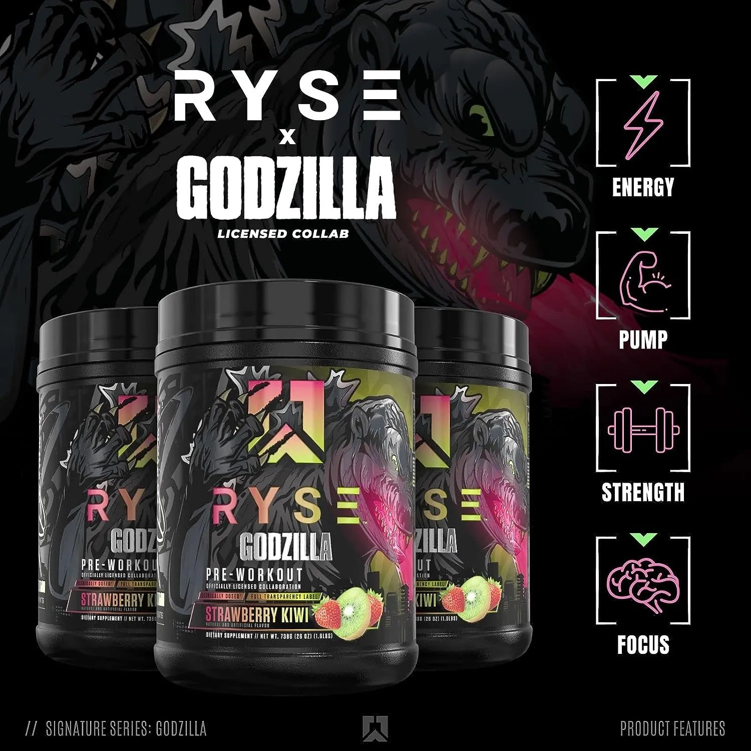 Ryse Godzilla Pre-workout