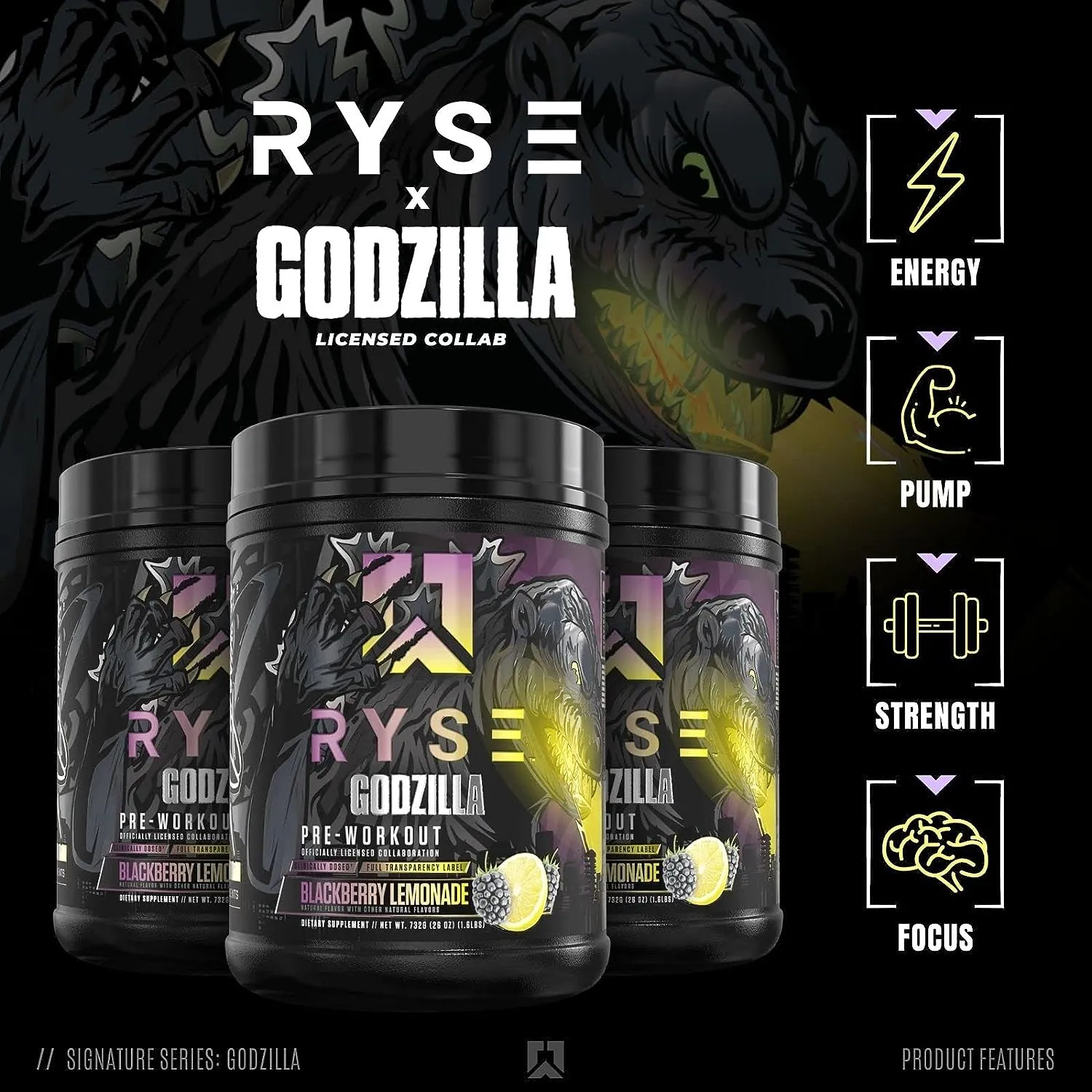 Ryse Godzilla Pre-workout