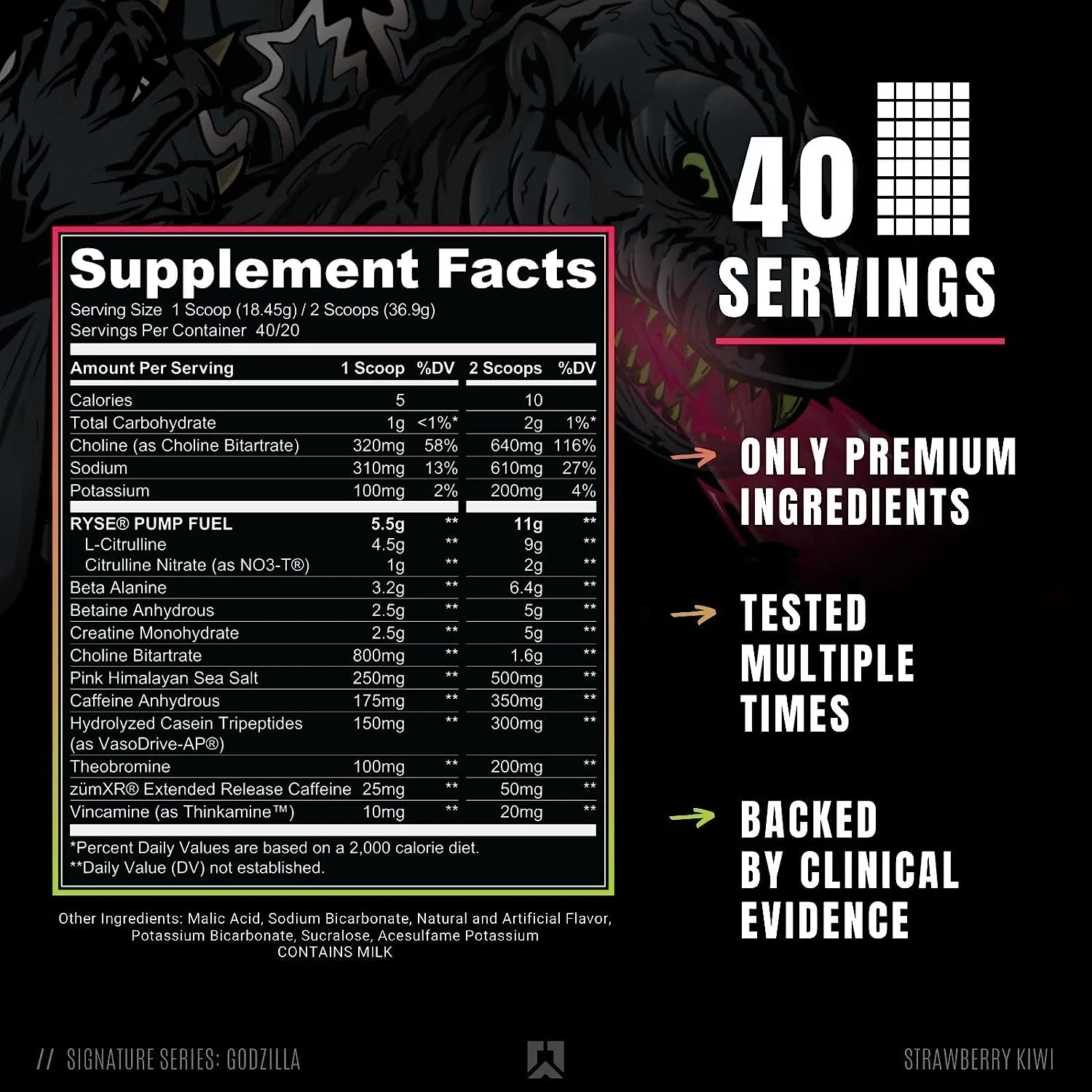 Ryse Godzilla Pre-workout