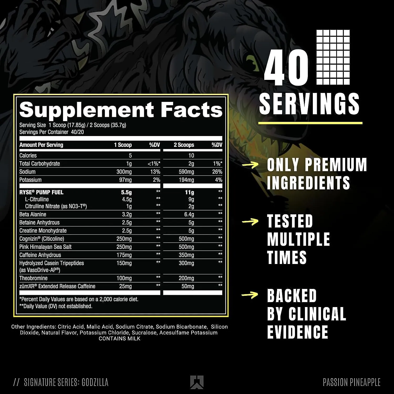 Ryse Godzilla Pre-workout