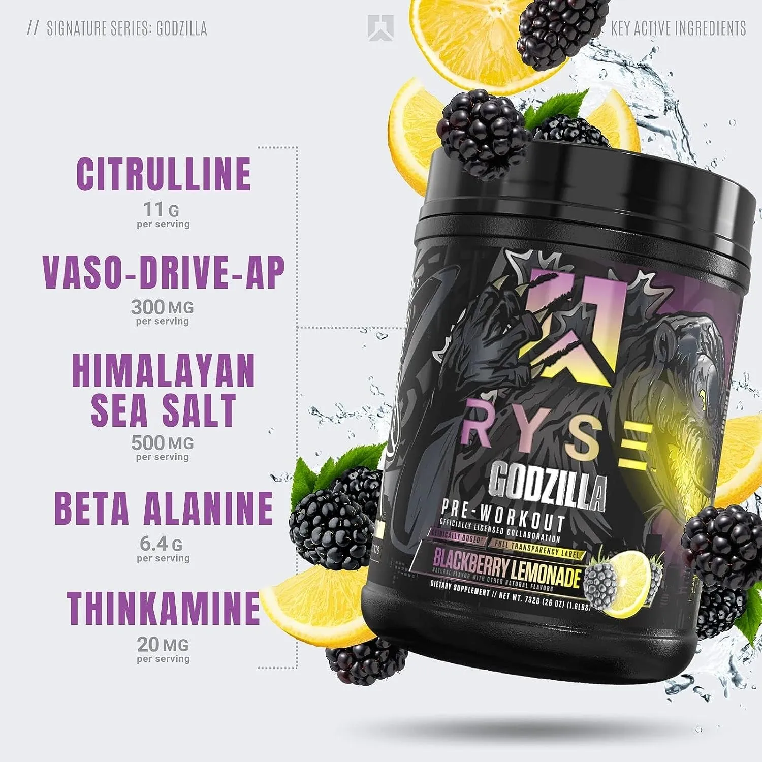 Ryse Godzilla Pre-workout