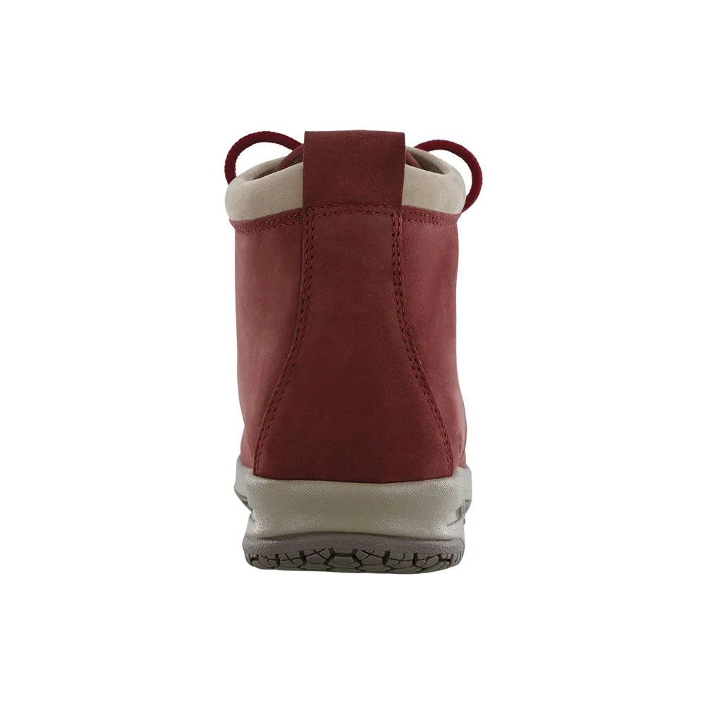 SAS Gretchen Chukka Water-Resistant Boot Red/Taupe Leather (Women's)