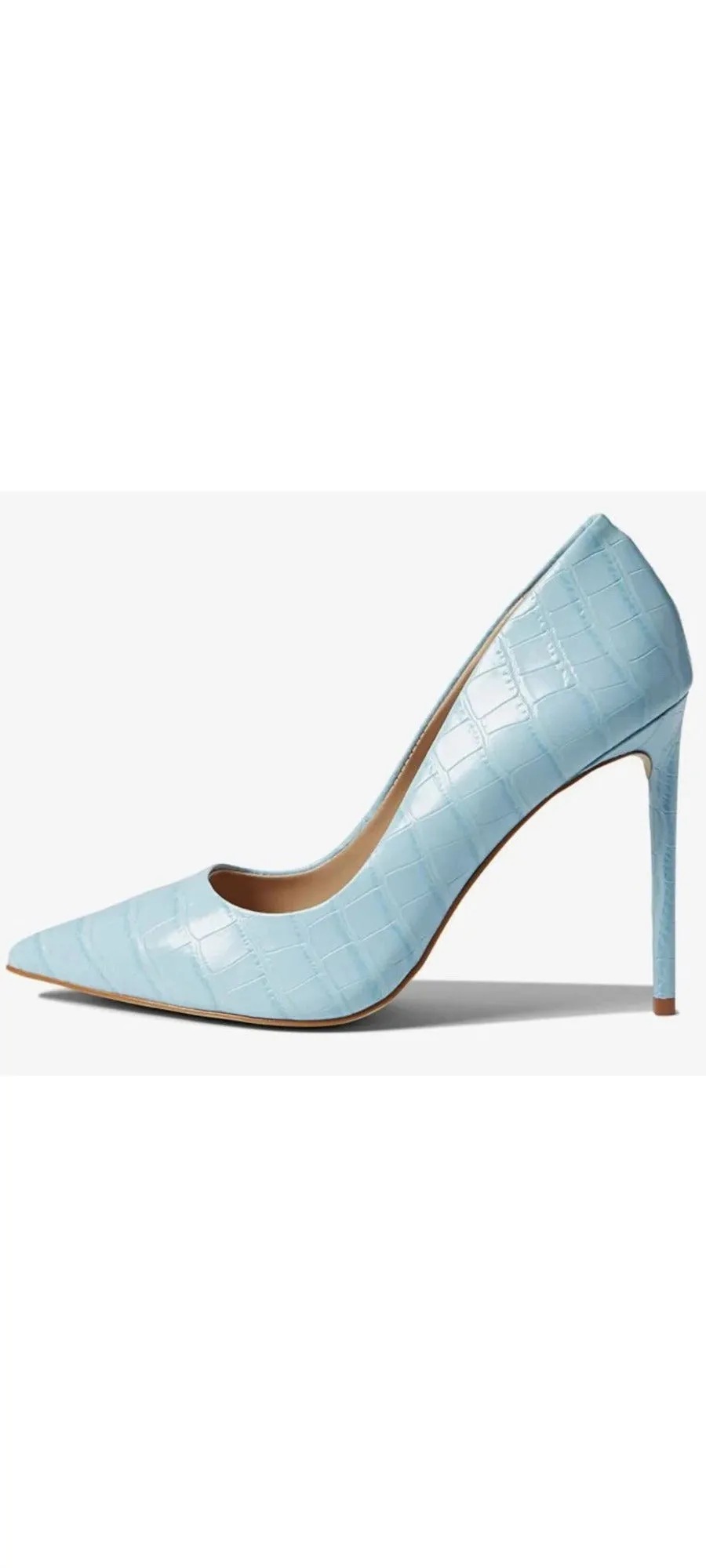 Steve Madden Vala Blue Pointed Toe Stiletto Shoes Heels For Womens Dress Pumps