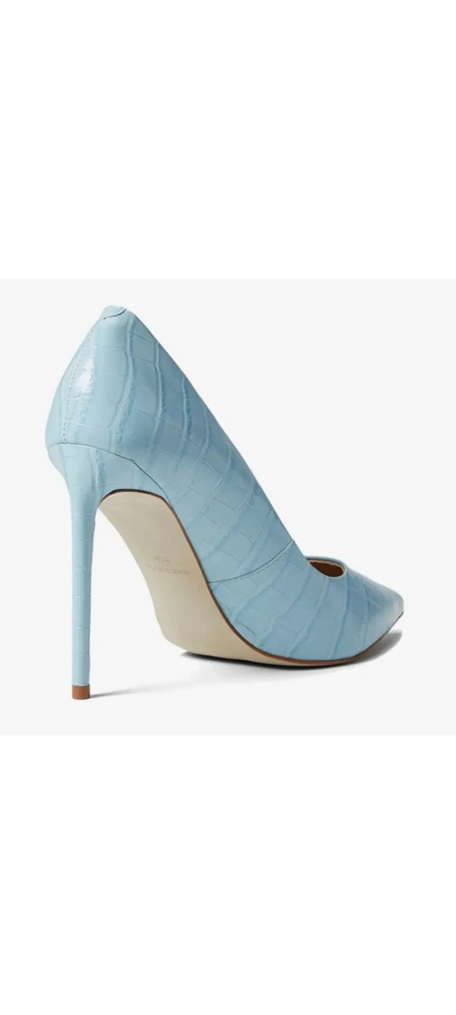 Steve Madden Vala Blue Pointed Toe Stiletto Shoes Heels For Womens Dress Pumps