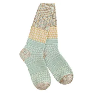 World's Softest® Socks Weekend Gallery Textured Crew | Frosty